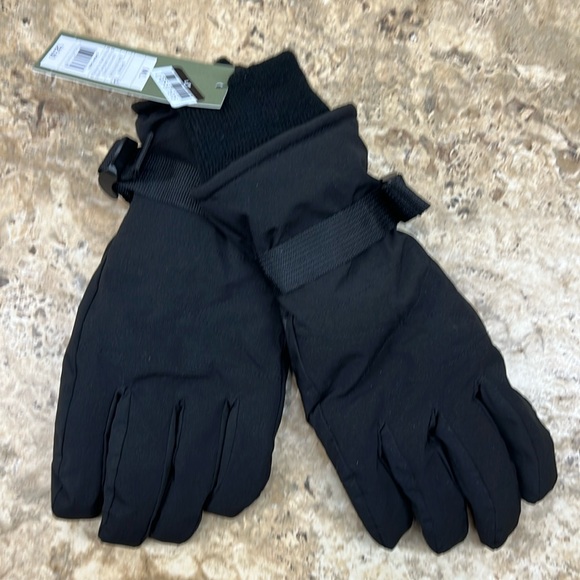 Men’s ZigZag Stitch Non Gusset Ski Gloves Goodfellow & Co Black M/L NWT - Picture 1 of 3